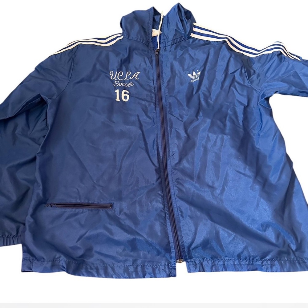 Adidas soccer windbreaker (Hoodie)